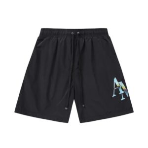 amiri quick dry logo shorts multicolor
