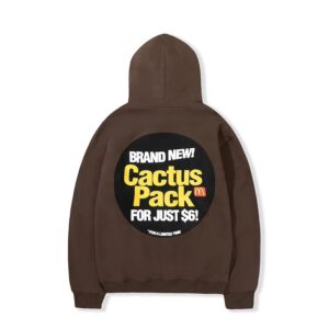 travis scott cactus pack hoodie brown