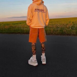 represent casual hoodie multicolor