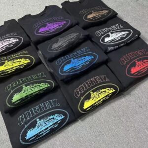 corteiz logo print sweatshirt multicolor