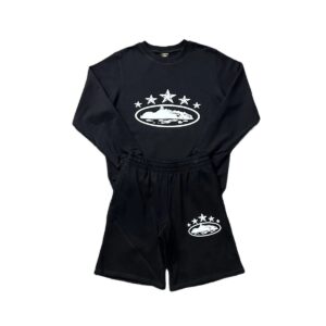 corteiz logo print sweatshirt multicolor