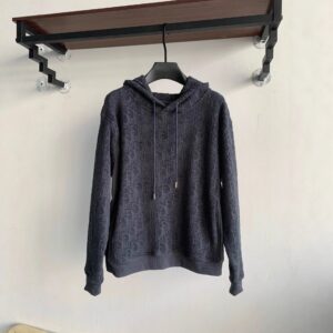 ​​dior men's solid color drawstring hooded sweatshirt white/gray/ black