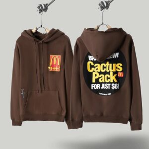 travis scott cactus pack hoodie brown