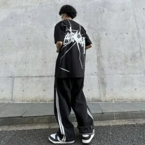 stussy cracked print tee multi color