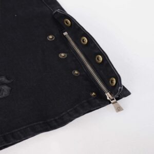 god&speed embroidered jeans blue