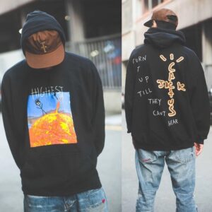 travis scott cactus hoodie, black