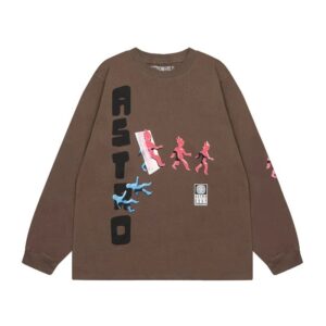 travis scott astroworld festival tee brown