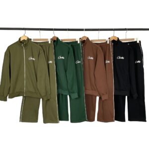 corteiz embroidered jacket set multi