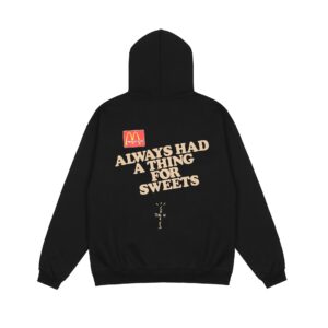 travis scott mcdonald's black hoodie