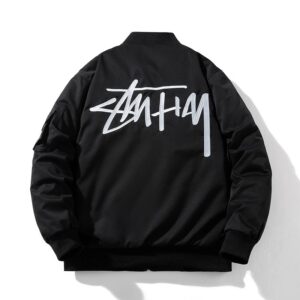 stussy men's baseball jacket for autumn/winter (multiple colors)
