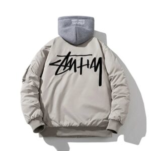 stussy men's baseball jacket for autumn/winter (multiple colors)