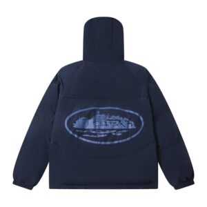 devil island letter logo hooded jacket