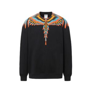 marcelo burlon wing print hoodie multicolor