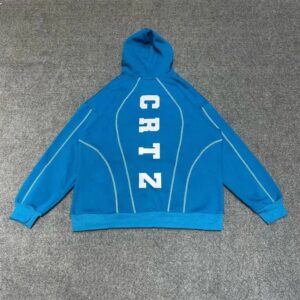 corteiz reflective hoodie multicolor
