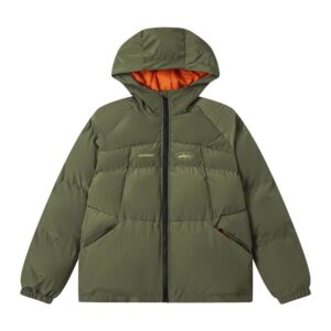 devil island letter logo hooded jacket