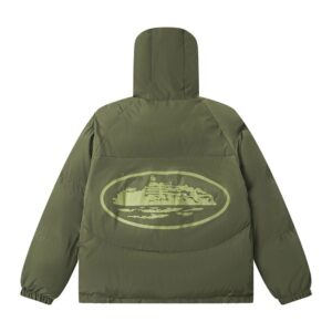 devil island letter logo hooded jacket