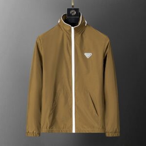 prada 2025 fall/winter zippered hooded jacket (multiple colorways)