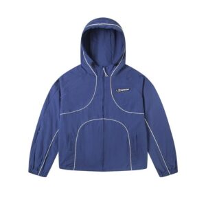 trapstar silicone letter hooded jacket