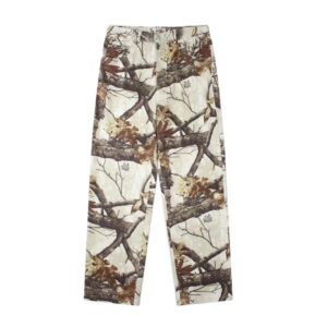stussy unisex camo jeans loose straight leg pants（pink/white）