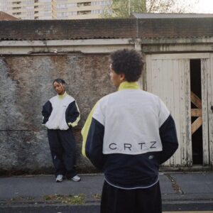 corteiz colorblock windbreaker jacket multi