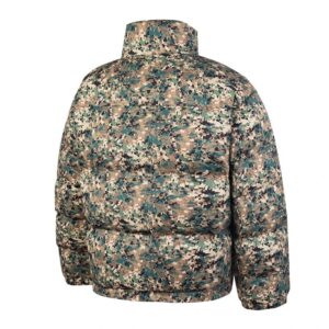 thugclub camo puffer jacket, multicolor