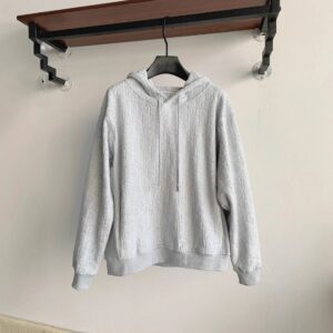 ​​dior men's solid color drawstring hooded sweatshirt white/gray/ black