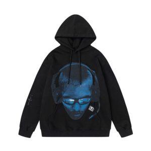 travis scott collab graphic hoodie multicolor