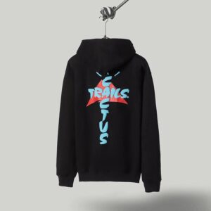 travis scott cactus hoodie, black/white