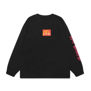 travis scott brown graphic long sleeve tee