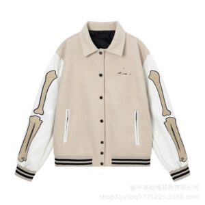 amiri embroidered bomber jacket, multi color