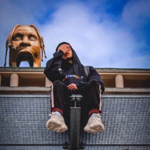 travis scott embroidered hoodie black