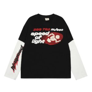 broken planet black white t shirt