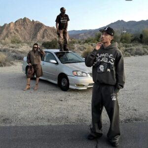 bp space trails t shirt brown