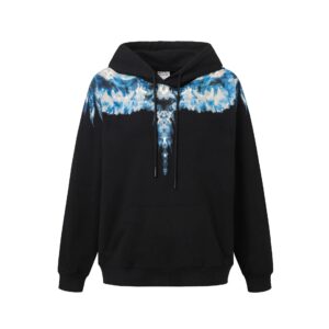 marcelo burlon wing print hoodie multicolor