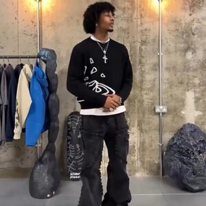 broken planet sweater multicolor