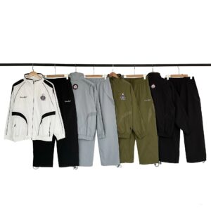 bp embroidered windbreaker suit multicolor