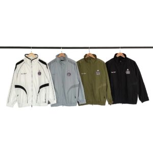 bp embroidered windbreaker suit multicolor