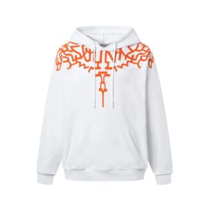 marcelo burlon wing print hoodie multicolor