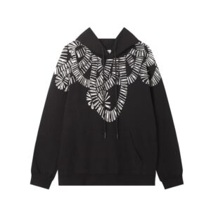 marcelo burlon wing print hoodie multicolor
