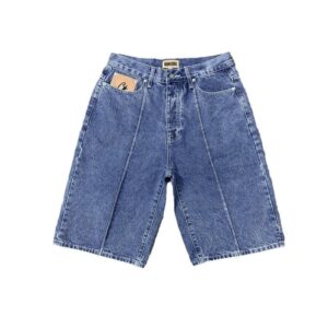 corteiz new arrival star y embroider american retro casual denim jacket and pants set​