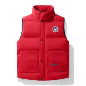 canada goose style vest multi color