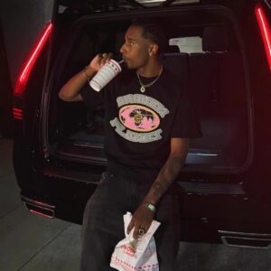 broken planet printed t shirt multi