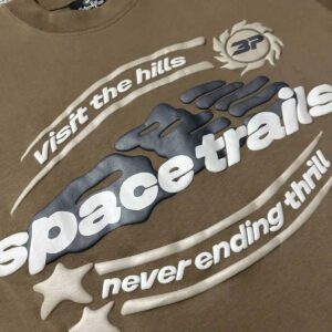 bp space trails t shirt brown