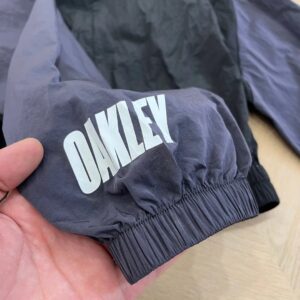 oakley nylon blend jacket black