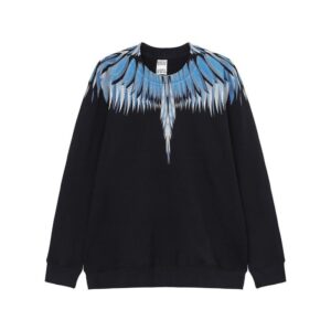 marcelo burlon wing print hoodie multicolor