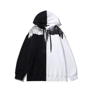 marcelo burlon wing print hoodie multicolor