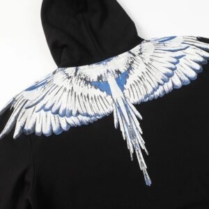 marcelo burlon wing print hoodie multicolor