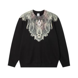 marcelo burlon wing print hoodie multicolor