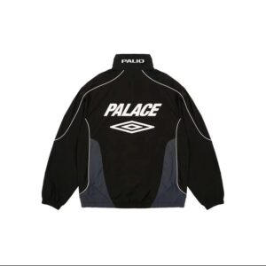 palace street jacket white/black