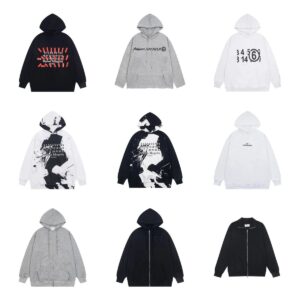 ​​maison margiela unisex french terry hoodie​
